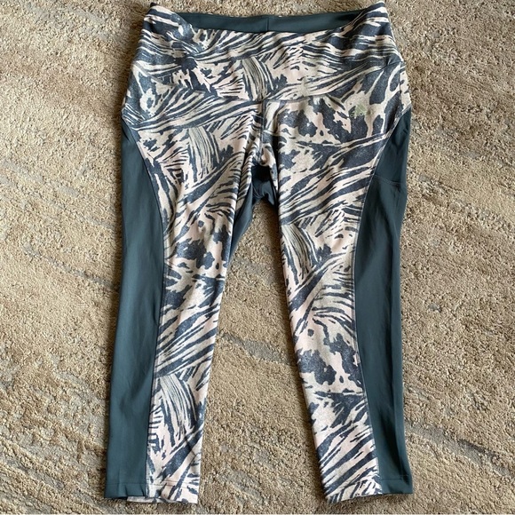 Adidas x Zoe Saldana Primegreen AEROREADY 7/8 Tights Leggings Blue Oxide: 3X - Picture 2 of 12